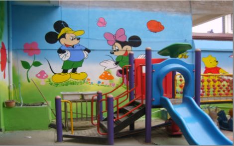 清镇市幼儿园室外彩绘